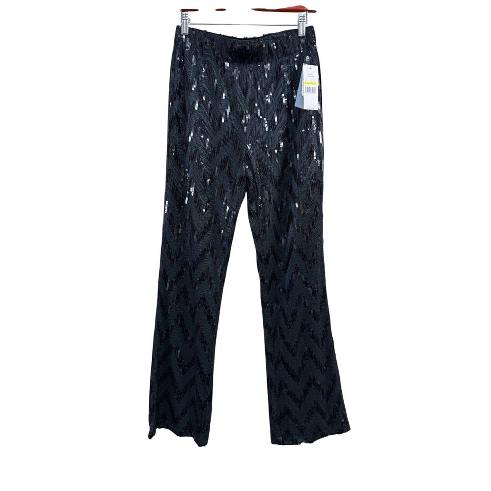 Nanette Lepore Sequin Straight Pants Medium NWT